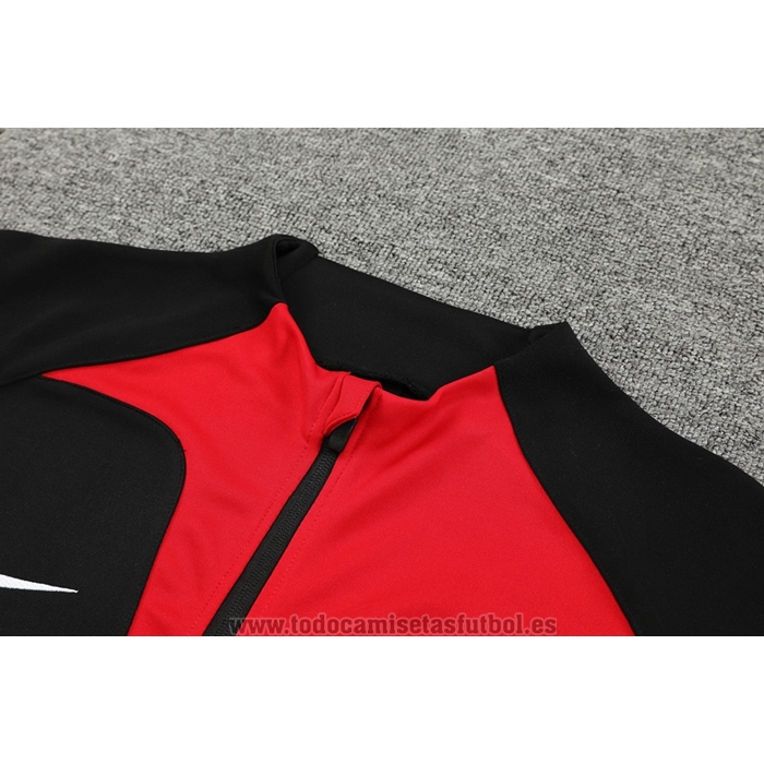 Chaqueta del Corea del Sur 2022-2023 Negro y Rojo